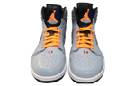 Кроссовки Jordan Air Jordan 1 Retro 93 Wolf Grey Orange