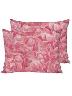 Наволочка комплект 2шт сатин Milky Garden "Вейгела" 50x70 см на молнии