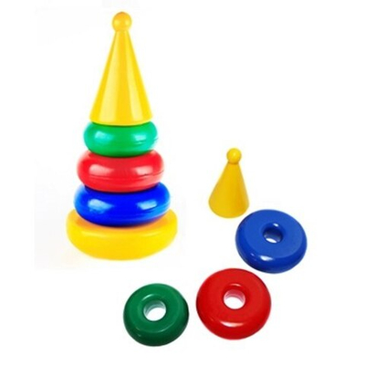 Пирамидка-качалка "круг" (конус) (Н - 340 мм) 5097