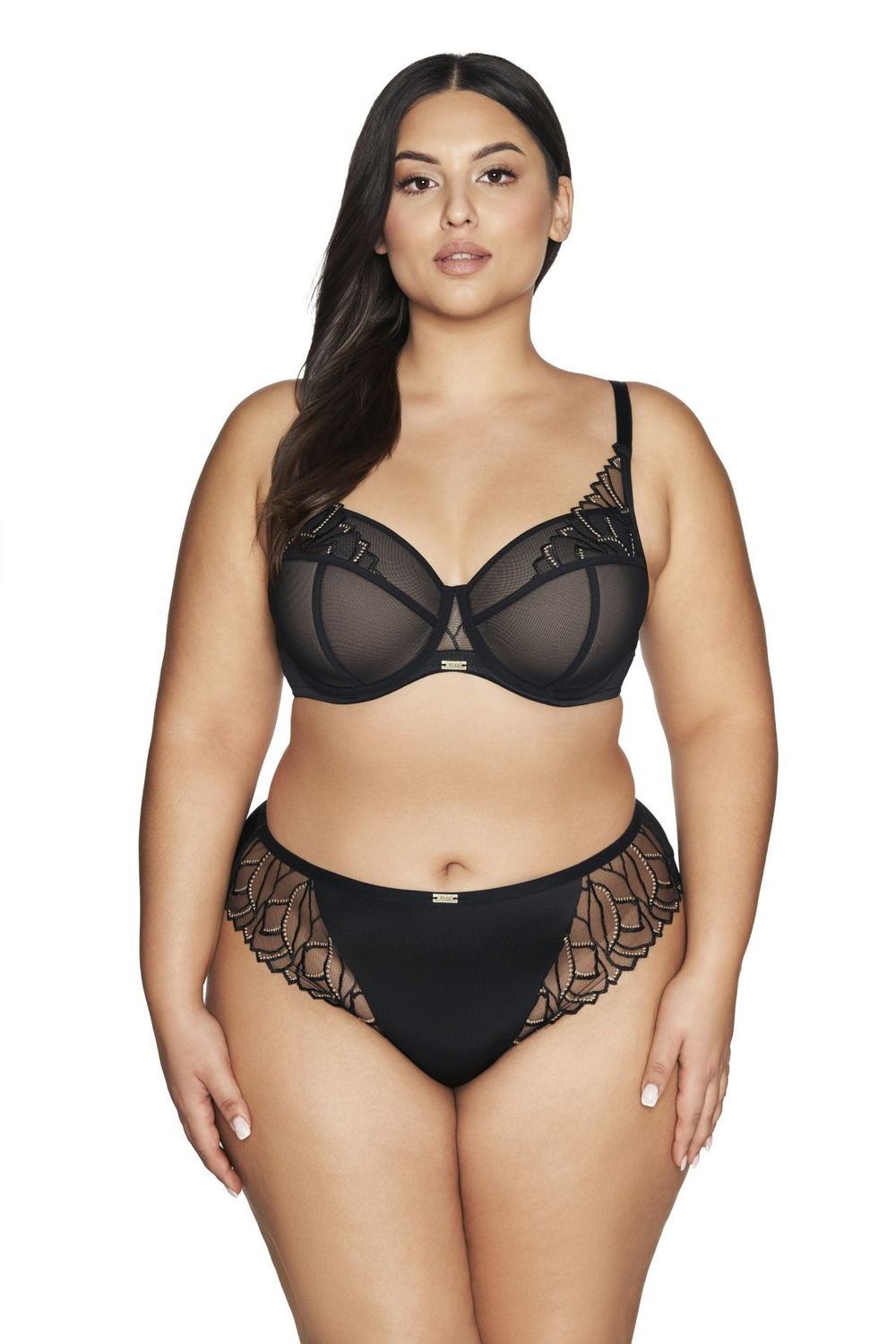 Бюстгальтер Miray с шитыми чашками на тонком поролоне (Размер: 80C) (Цвет: черный)