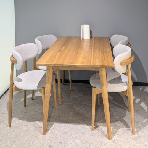 Прямоугольный кухонный стол из массива дуба - RETRO