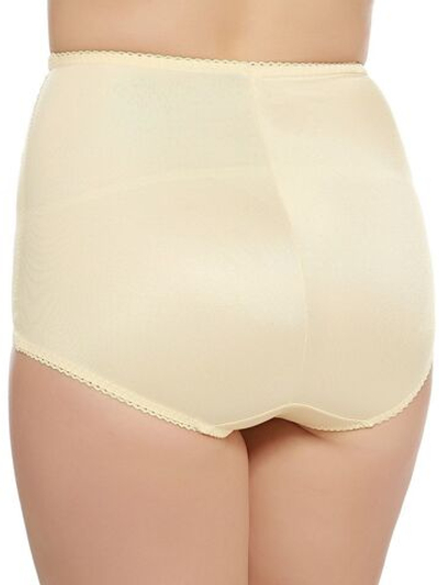 Шелковистые утягивающие трусы средней степени коррекции (Размер: 9X) (Цвет: кофейный)