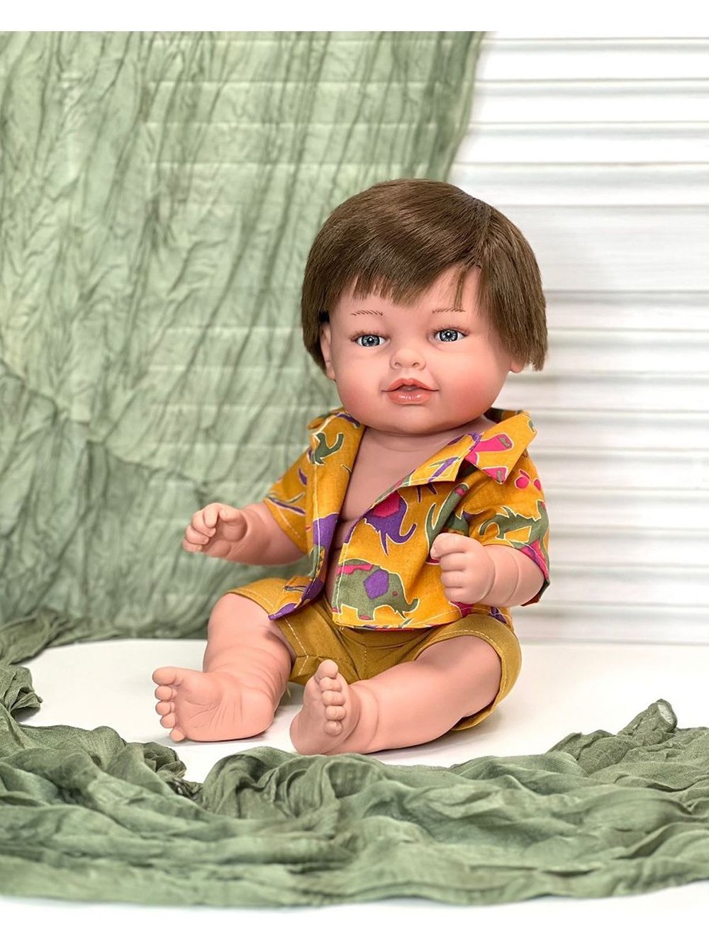 Кукла Manolo Dolls виниловая Leo 45см в пакете (8298)