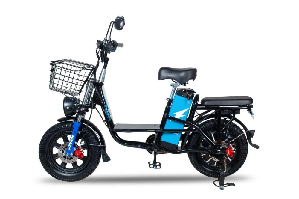 Электровелосипед Minako Monster с корзиной