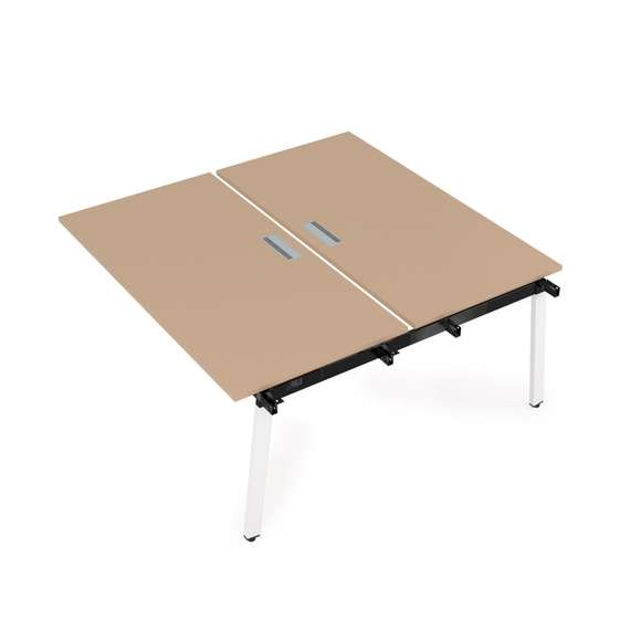 10БДС.268 Стол системы Бенч, сдвоенный, на 2 рабочих места - средний (1200*1235*750)