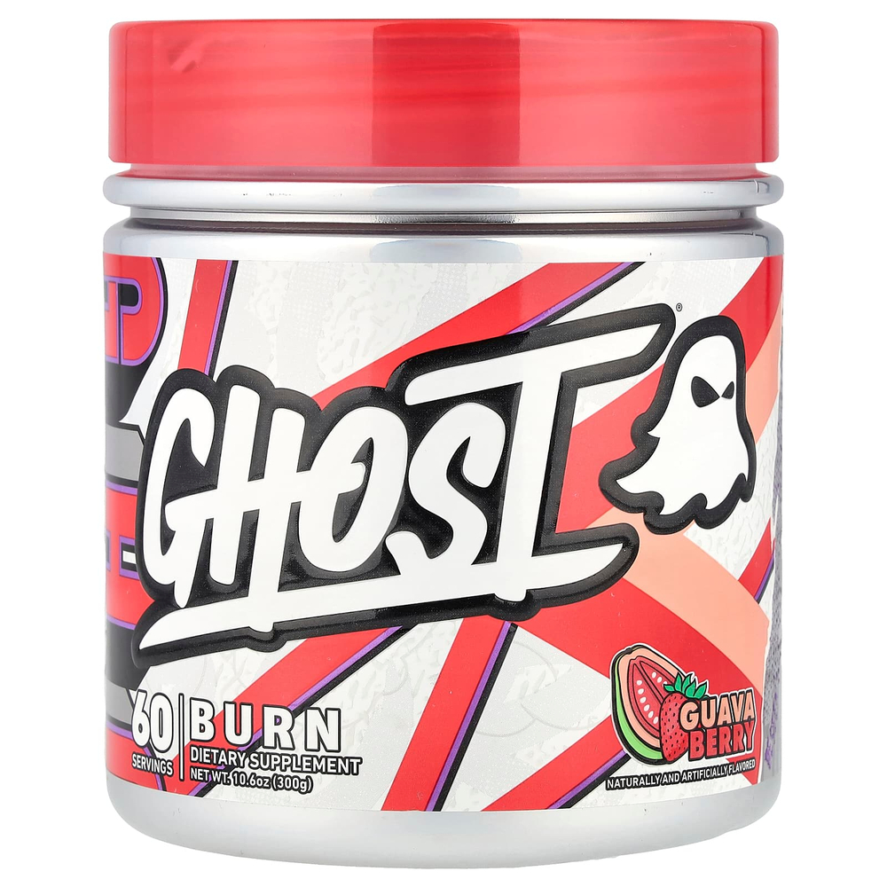 Ghost, Burn, ягоды гуавы, 300 г (10,6 унции)