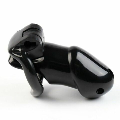 Черный мужской пояс верности «Оки-Чпоки» (Цвет: черный)