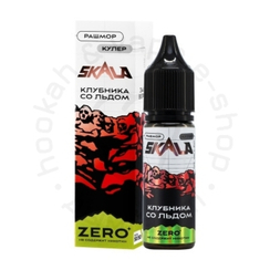 Жидкость SKALA - РАШМОР с ароматом клубники со льдом, 0 мг/см?, 30 мл. ZERO.