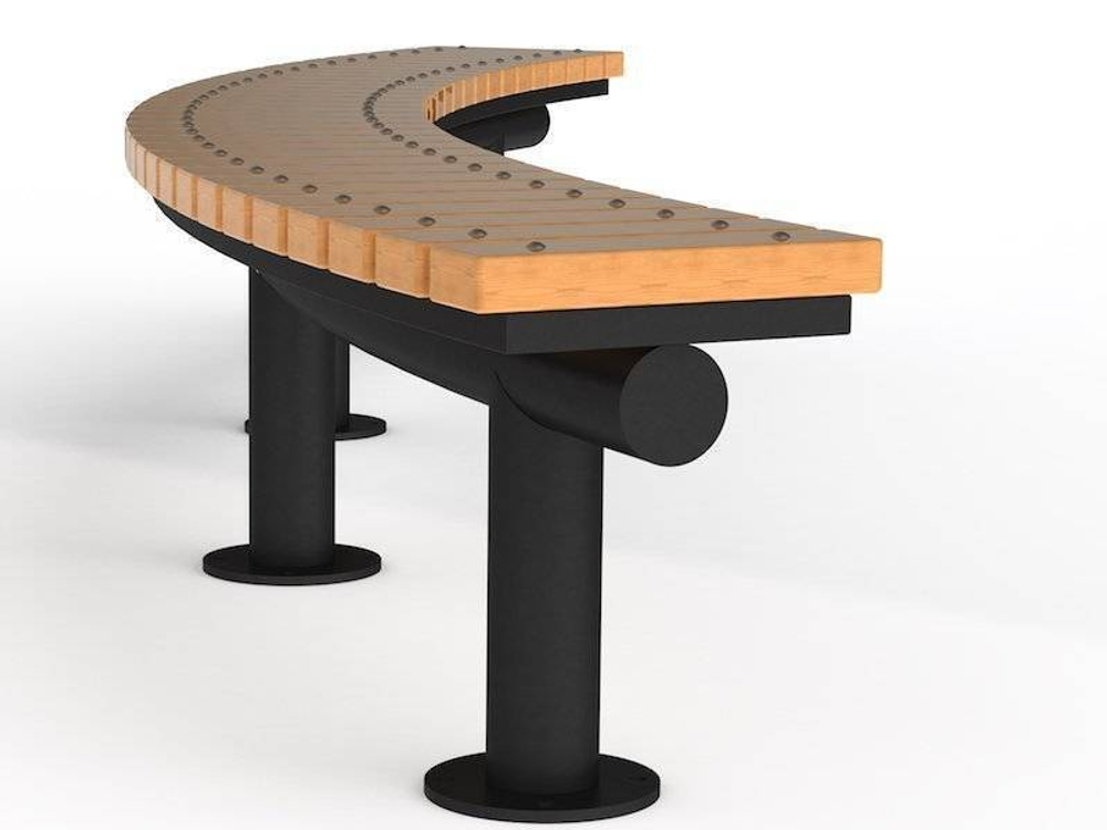 Скамейка стальная «Дуга»