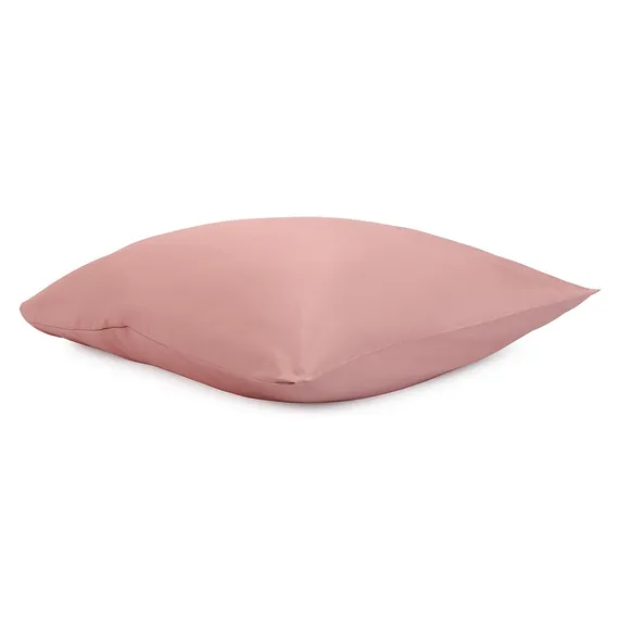 Набор из двух наволочек из сатина темно-розового цвета из коллекции essential, 70х70 см