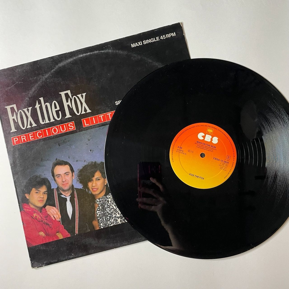 Винтажная виниловая пластинка LP Fox The Fox Precious Little Diamond (Holland 1984) Maxi Single 45 RPM