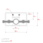 KRAFTOOL 165 мм, столярные тиски (32718-150)