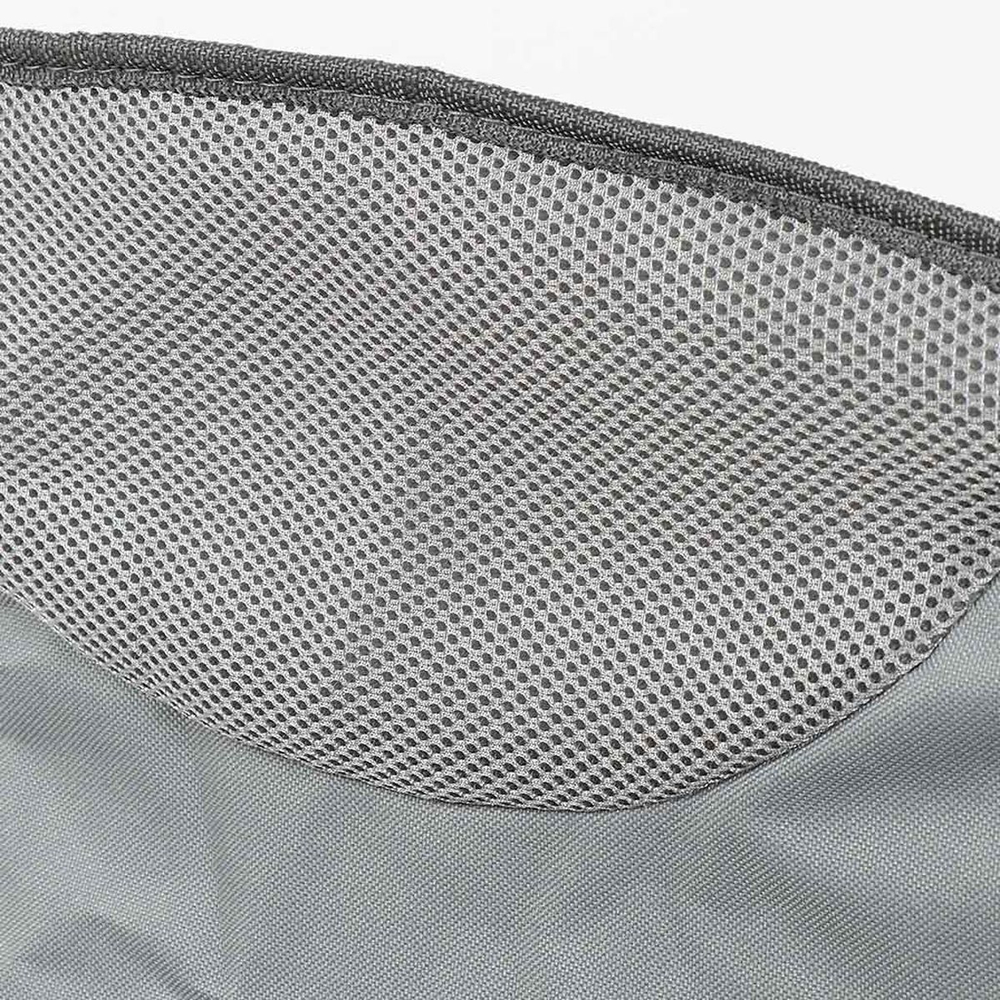 Стул-кресло 60х60х102 см, серый, с подстаканником, 100 кг, Green Days