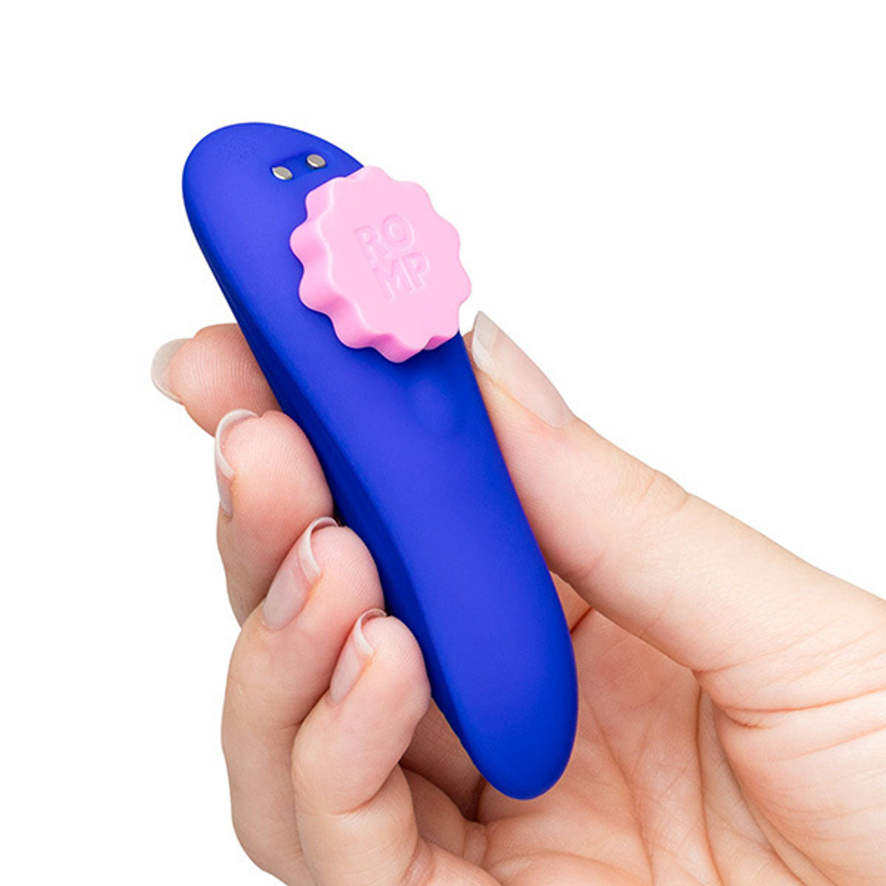 Клиторальный вибратор 8,7см в трусики с пультом ДУ Romp Party Wearable Panty Vibrator RPTY1SG4
