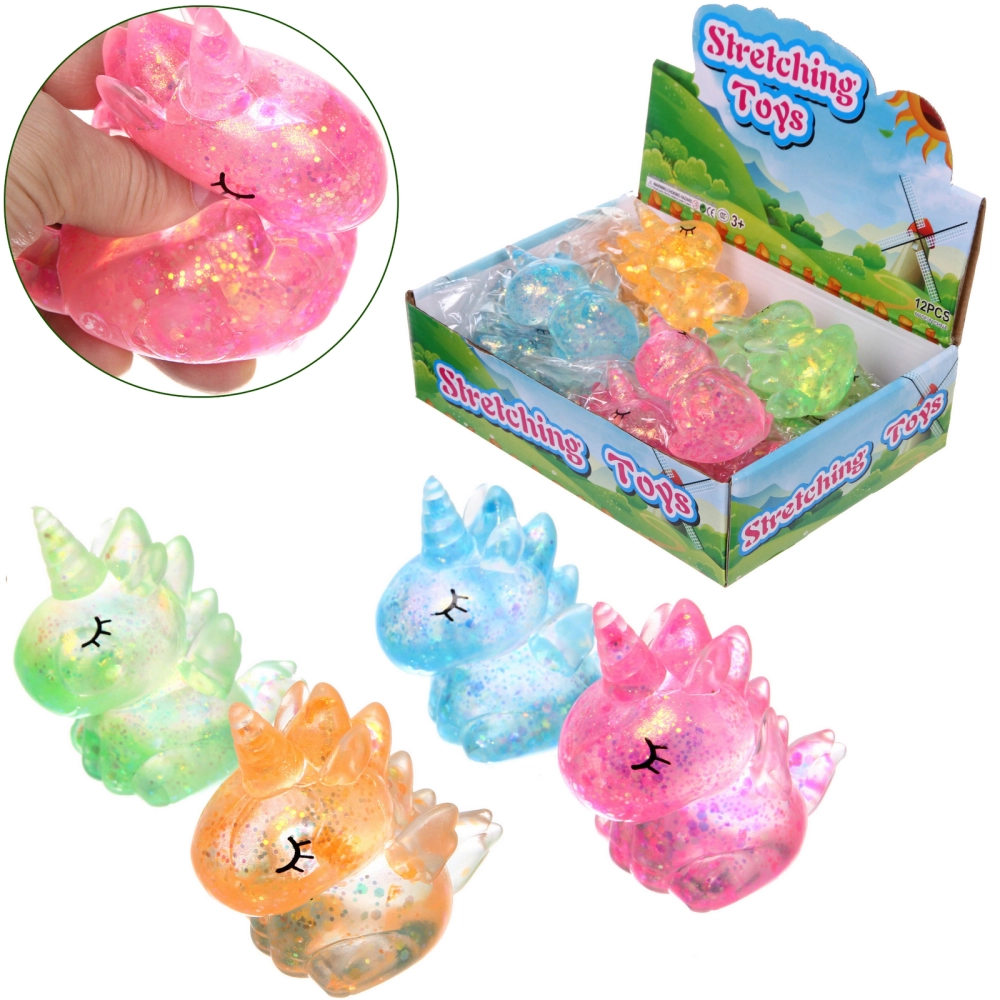 Игрушка «Единорог» мялка, 10,5 см, микс