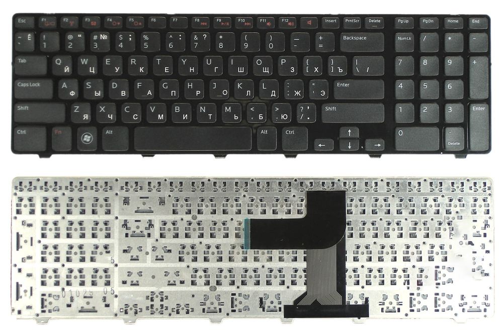 Клавиатура для ноутбука Dell Inspiron 17R, N7110, 5720, 7720, Vostro 3350, 3450, 3550, 3750