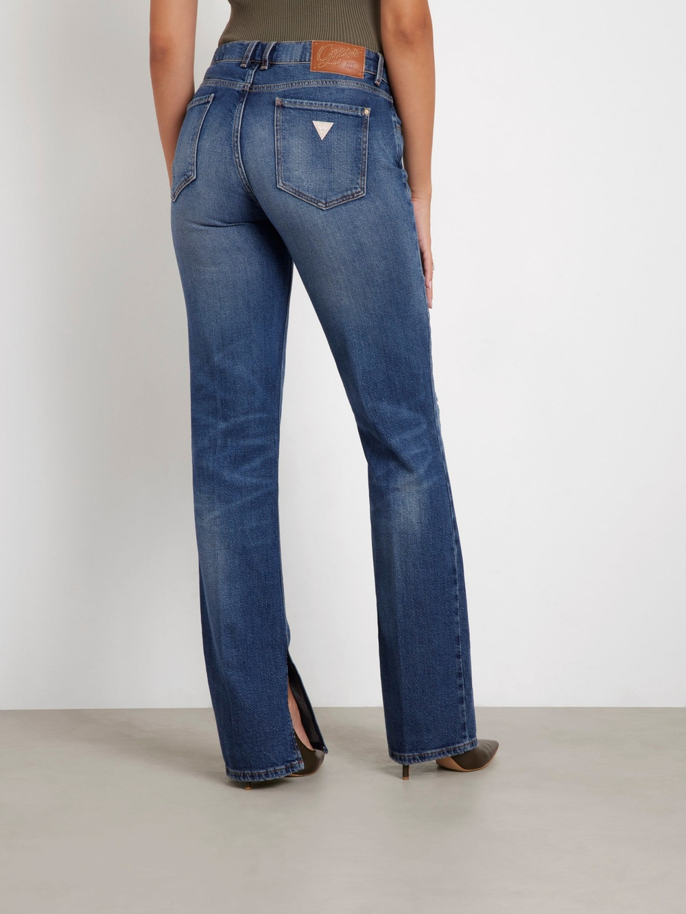 Джинсы Flare Split женские GUESS