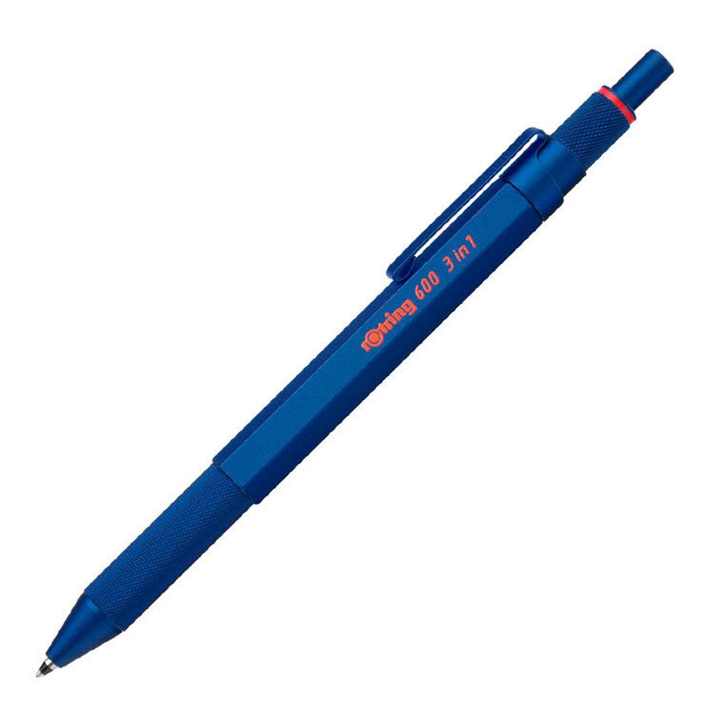 Мультифункциональная ручка ROTRING 600 3 в 1 IRON BLUE (2159367)