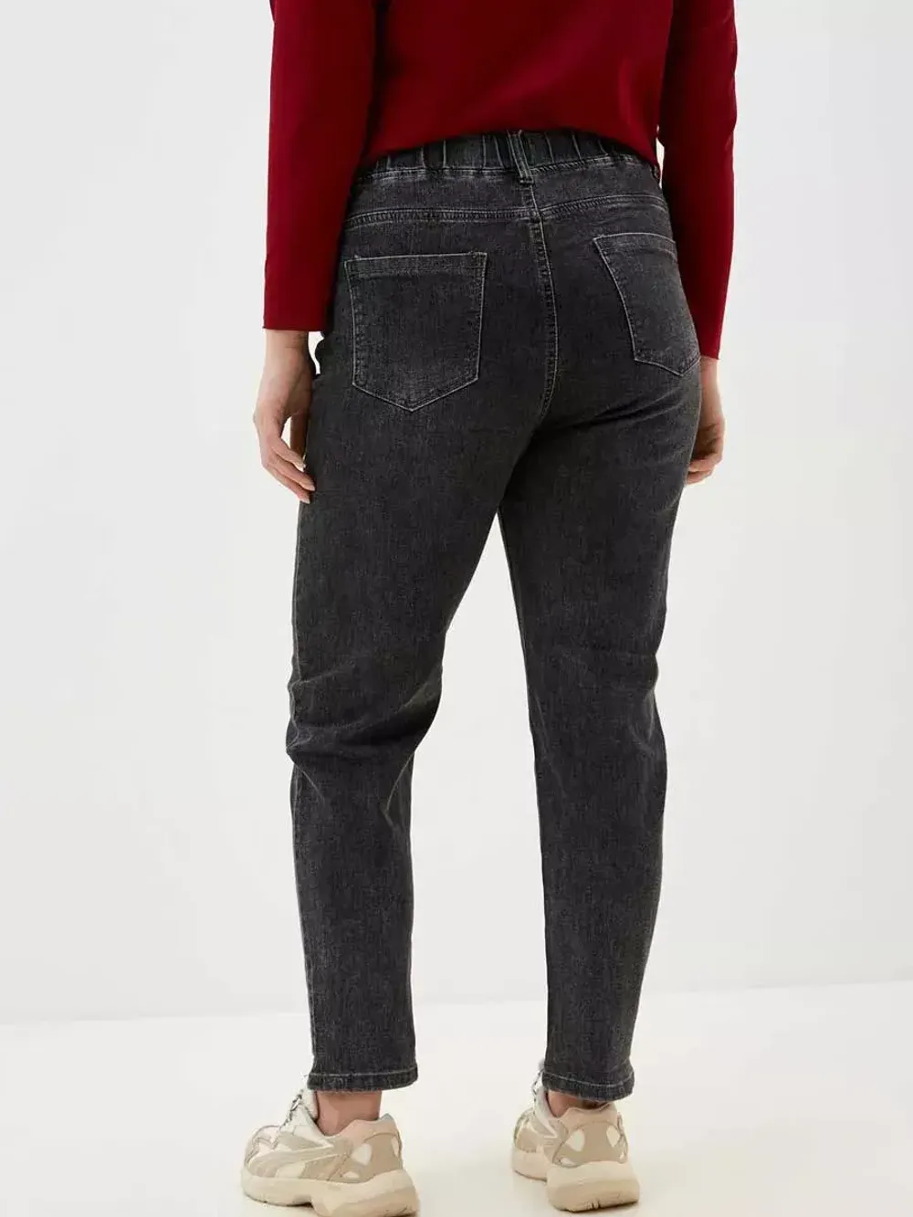 Джинсы на резинке больших размеров