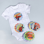 2017597 Наклейки для фотографирования "Малыш", Человек-паук, 12 шт + карта достижений