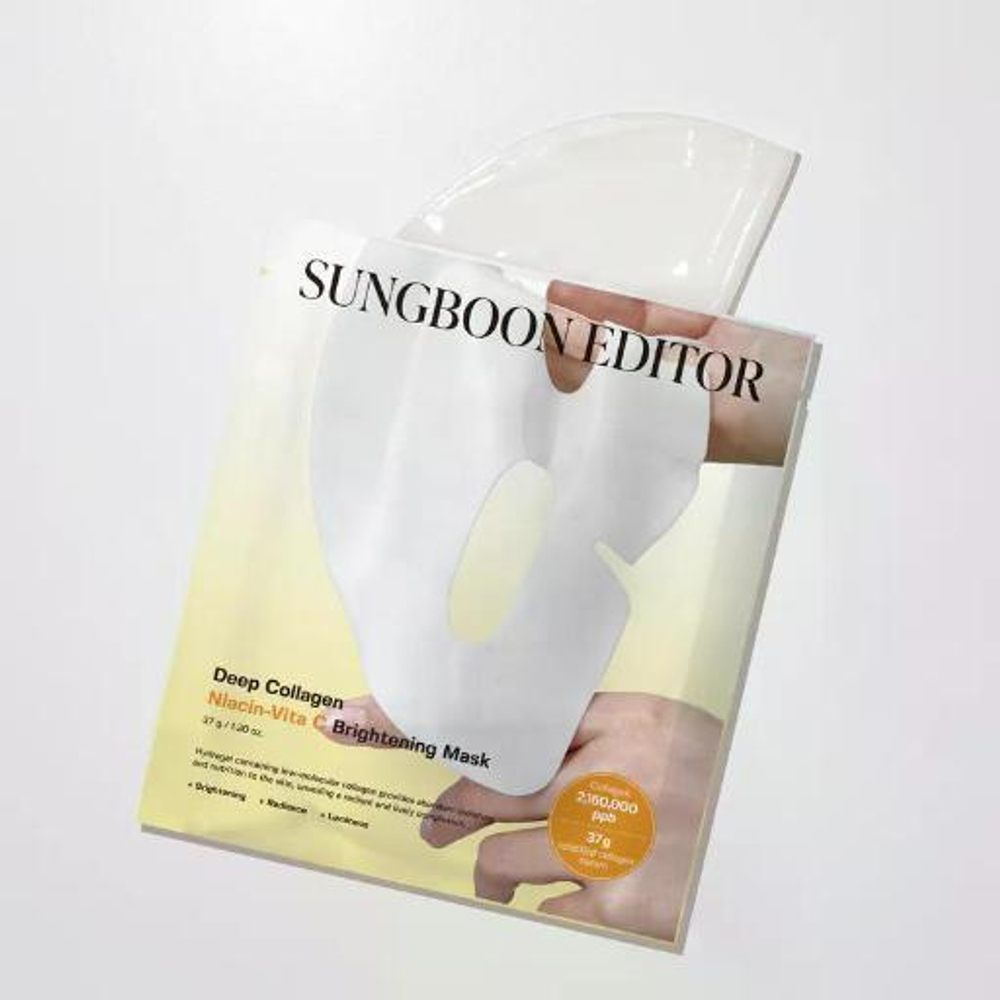 Sungboon Editor Deep Collagen Niacin Vita C Brightening Mask 1pcs
