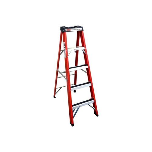 Стремянка 4 ступени стеклопластиковая с органайзером