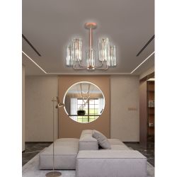 Люстра Rivoli Zoe 1064-305 5хЕ14 40 Вт хрусталь | Rivoli