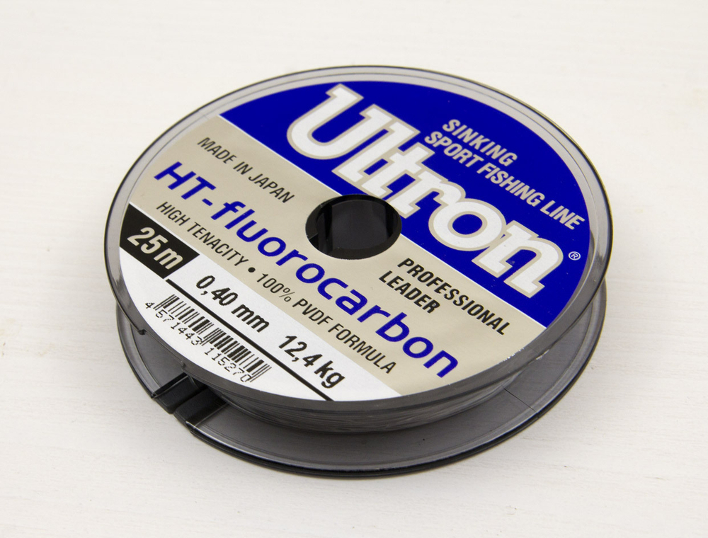 Поводковый флюрокарбоновый материал Ultron 25 м, 0,4 мм