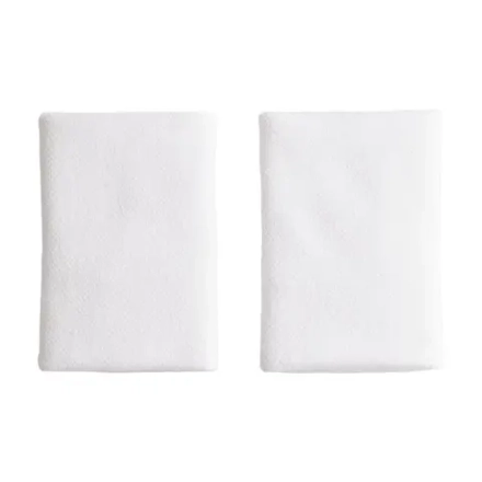 Теннисные напульсники Adidas Long Wristband (OSFM) 2P - white/iron metallic
