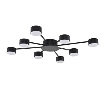 Потолочная люстра 8*GX53 8344/8C черный Torina Lumion