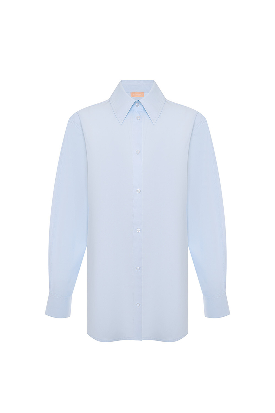 Рубашка классическая из хлопка AMAN Голубой