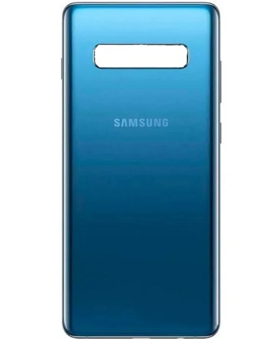 Задняя крышка для Samsung S10 (Blue) со стеклом камеры