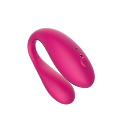 Парный вибромассажер TWIN, Pink с управлением через приложение