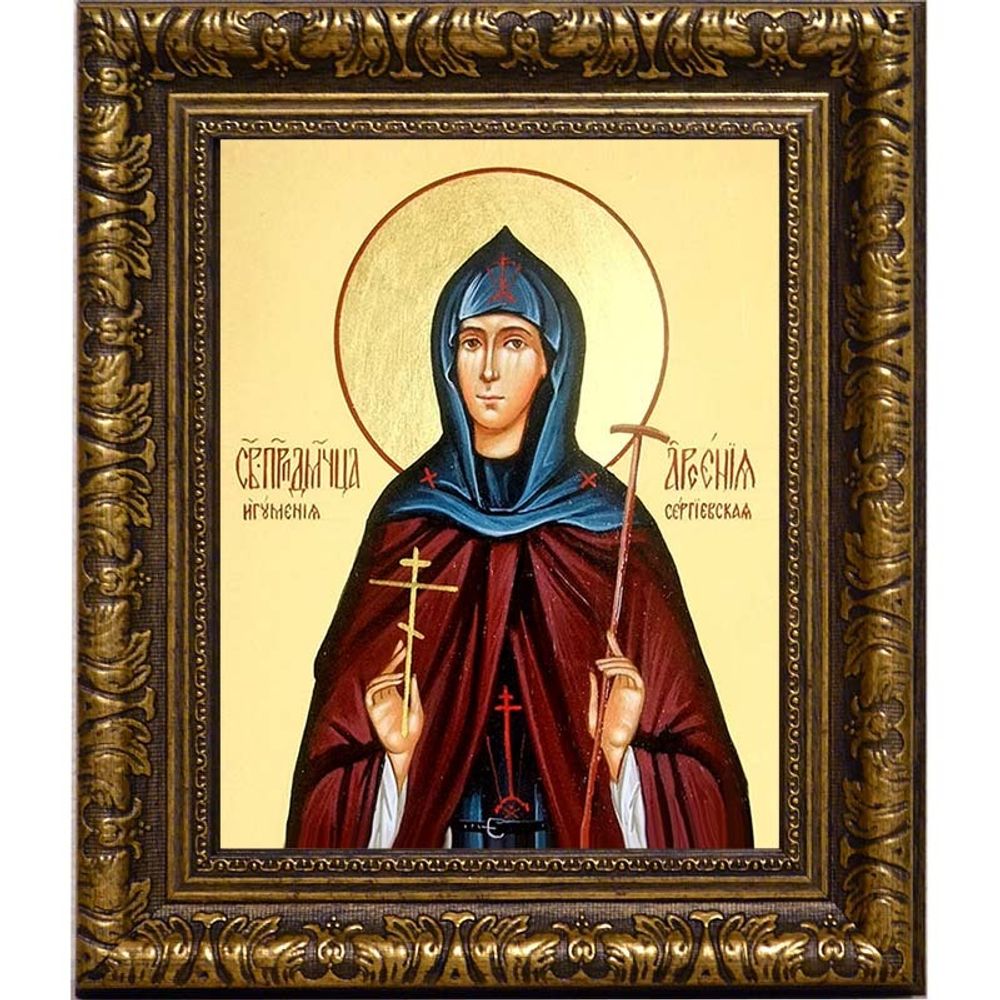 Арсения Сергиевская (Добронравова), преподобномученица, игумения. Икона на холсте.