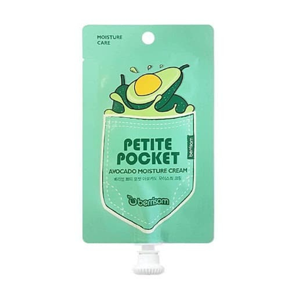 Berrisom Petite Pocket Avocado Moisture Cream крем для лица с экстрактом авокадо