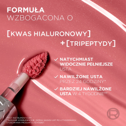 L’Oreal Paris Plump Ambition - Блеск для губ с гиалуроновой кислотой, придающий объем оттенок 490 Berry Jolie, 5 ml