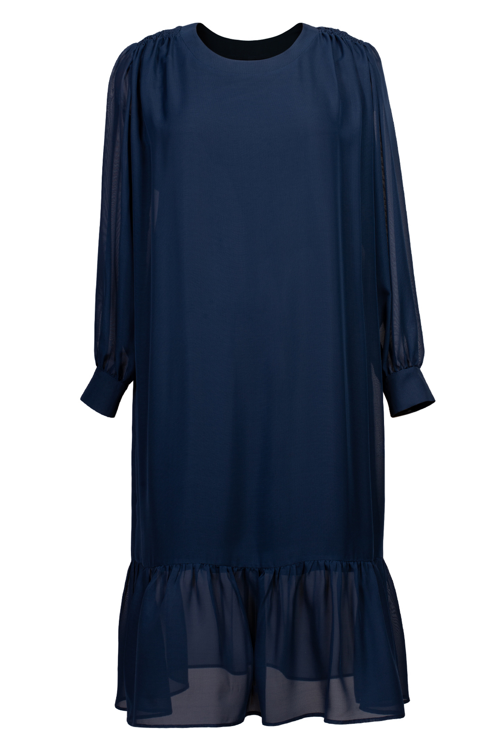 Платье женское 3135зпа, темно-синий #284ТСб053135ЗП