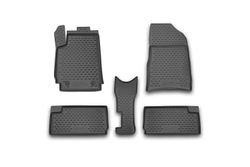 Коврики в салон для CITROEN Xsara Picasso 1999-, 5 шт. (полиуретан, серые) NLC.10.05.211K