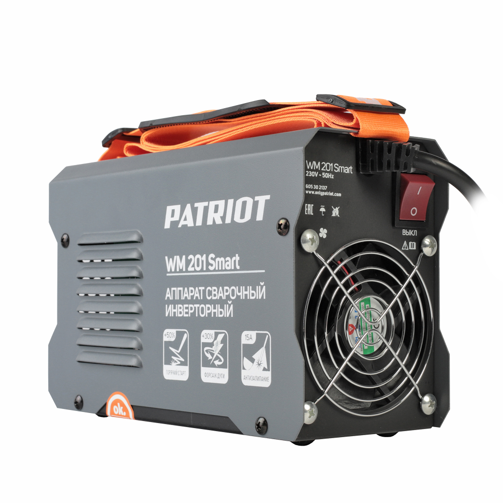 Аппарат сварочный PATRIOT WM 201 Smart MMA