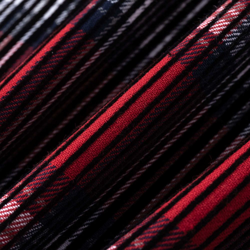 Рубашка YMKASHIX Velvet Tartan красная / черная