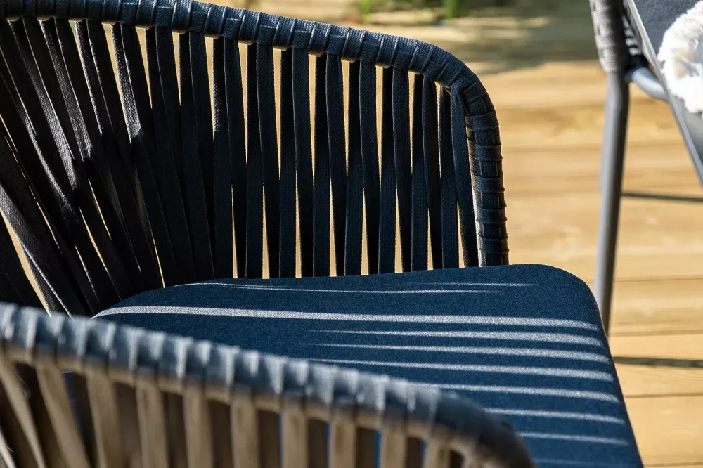 "Каффе Дабл" обеденная группа на 4 персоны, цвет "серый гранит"