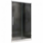 Душевая дверь ABBER Schwarzer Diamant AG30110MH 110 стекло матовое/профиль хром