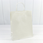 Пакет подарочный 26х33х12см (Белый, Крафт)