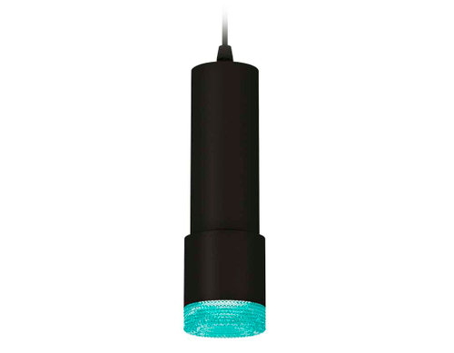 Комплект подвесного светильника Ambrella light Techno Spot XP7402004 SBK/BL черный песок/голубой (A2302, C6343, A2030, C7402, N7194)