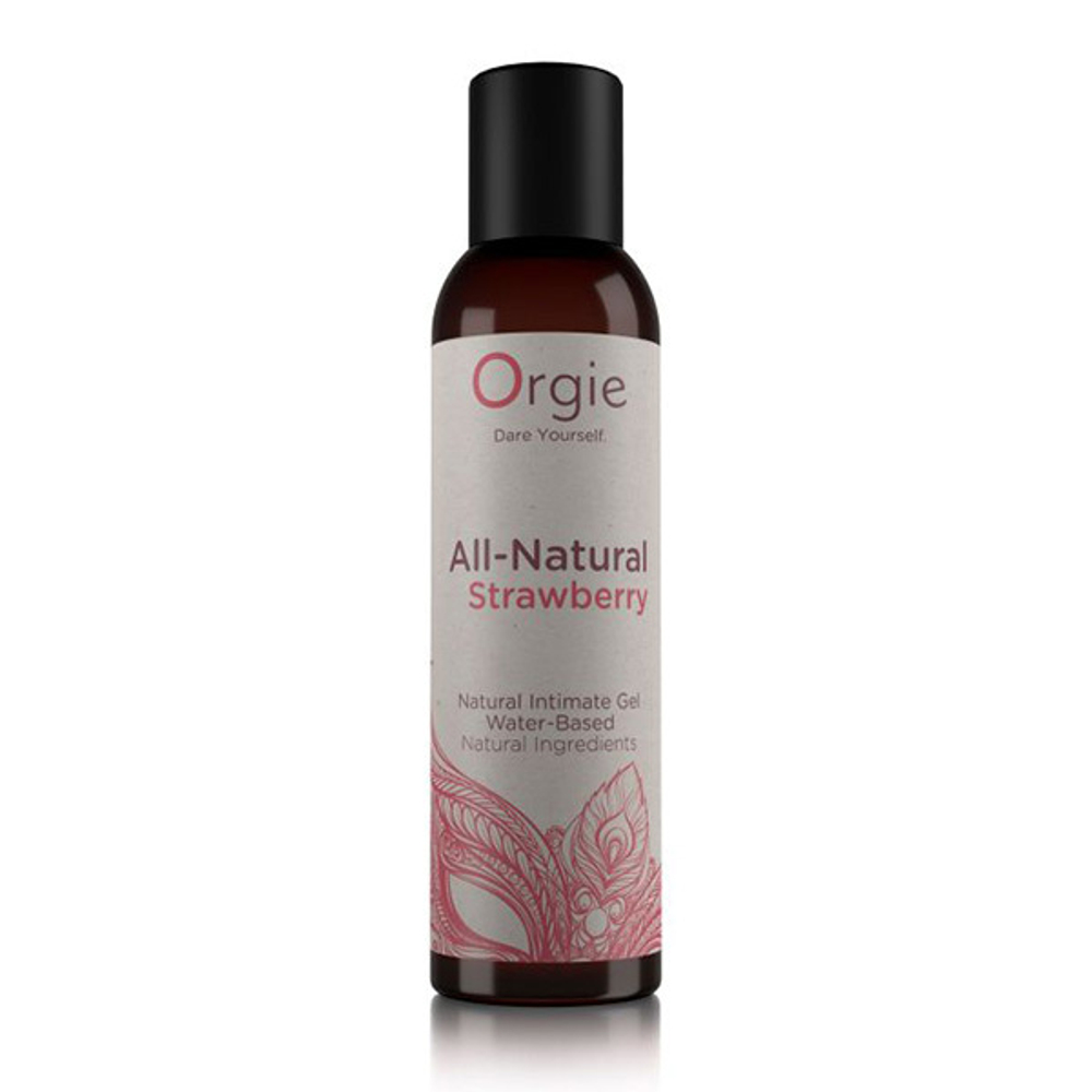 Интимный гель на водной основе с ароматом клубники Orgie All-Natural Strawberry 150мл