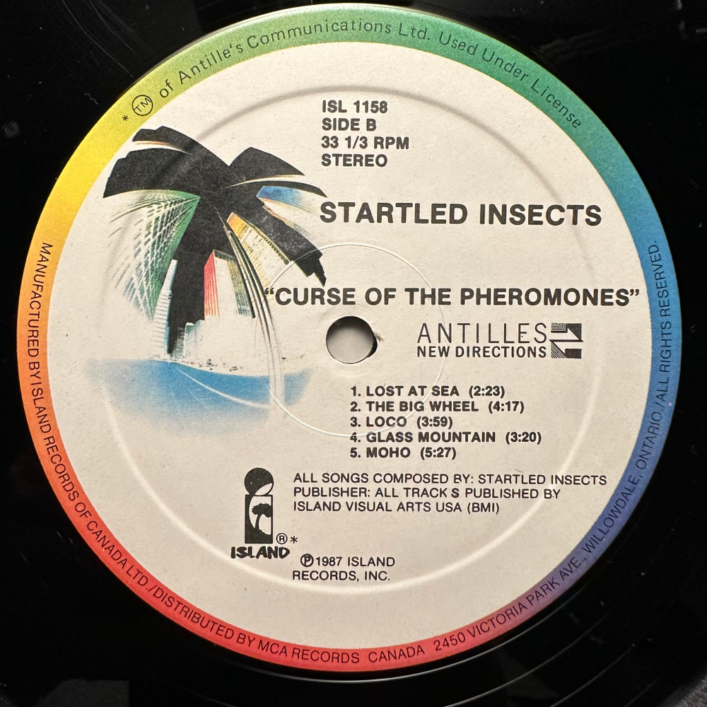 Startled Insects - Curse Of The Pheromones (Канада 1987г.)