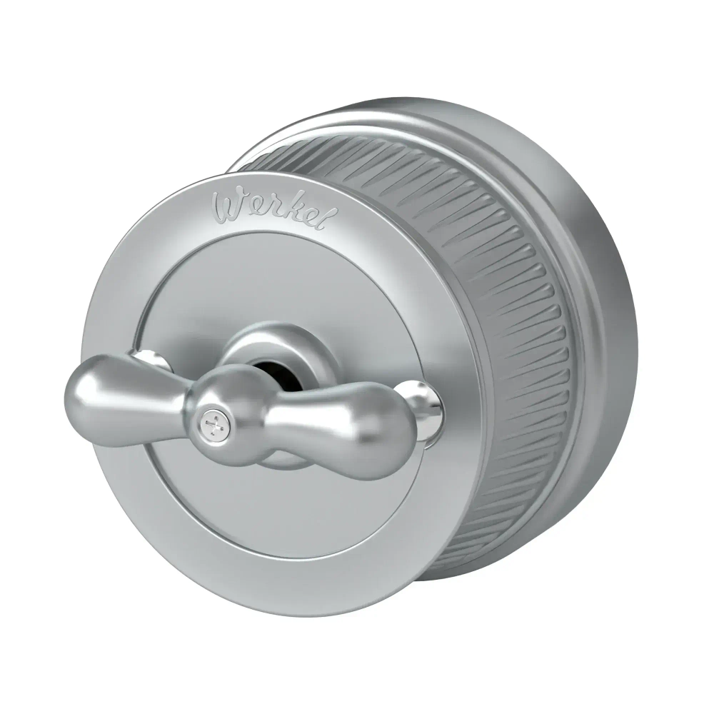 Переключатель одноклавишный (Матовый хром) Vintage WL19-01-03