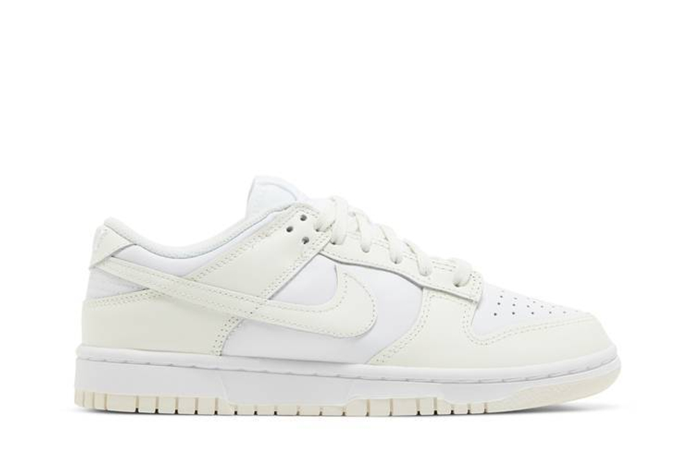 Кроссовки Nike Dunk Low White Sail (Женская размерная сетка)