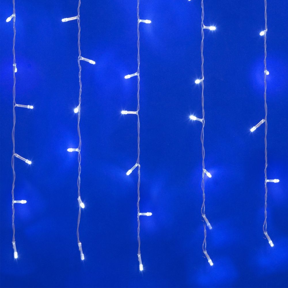 ULD-C3020-160-DTA WHITE IP20 Занавес светодиодный. 3х2м. 160 светодиодов. Белый свет. Провод прозрачный. TM Uniel