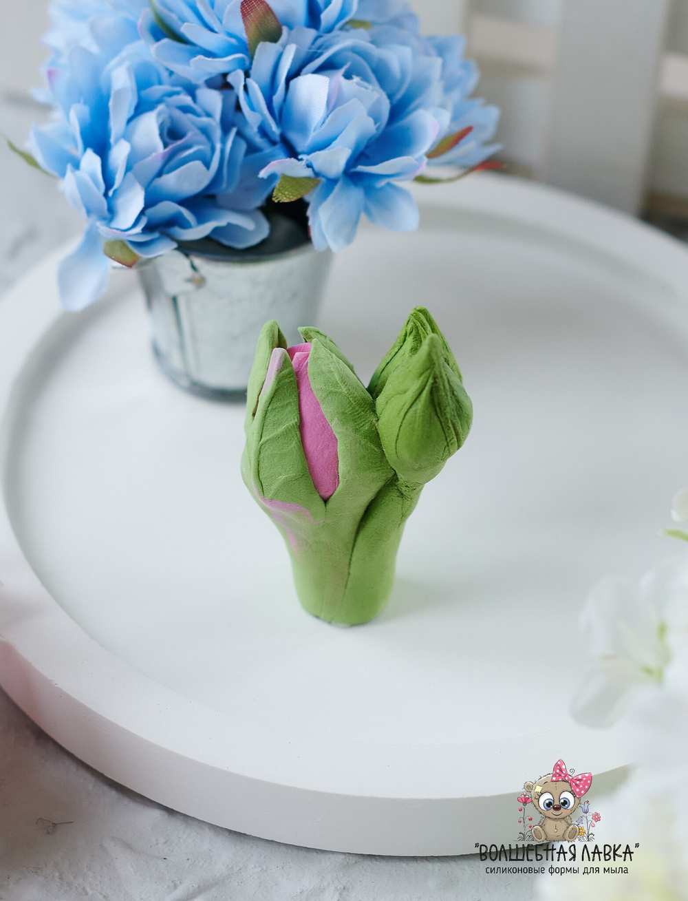 Силиконовая форма Бутоны роз